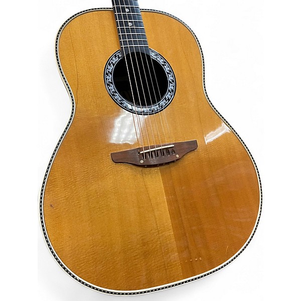 Vintage 1978 Ovation Matrix 16324-4 Natural Acoustic Electric Guitar