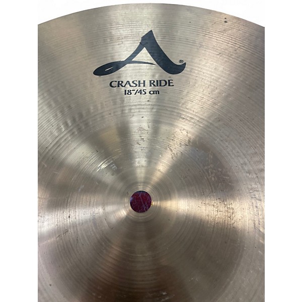 Used Zildjian 18in A Series Crash Ride Cymbal
