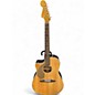 Used Fender Sonoran SCE Left Handed Natural Acoustic Electric Guitar