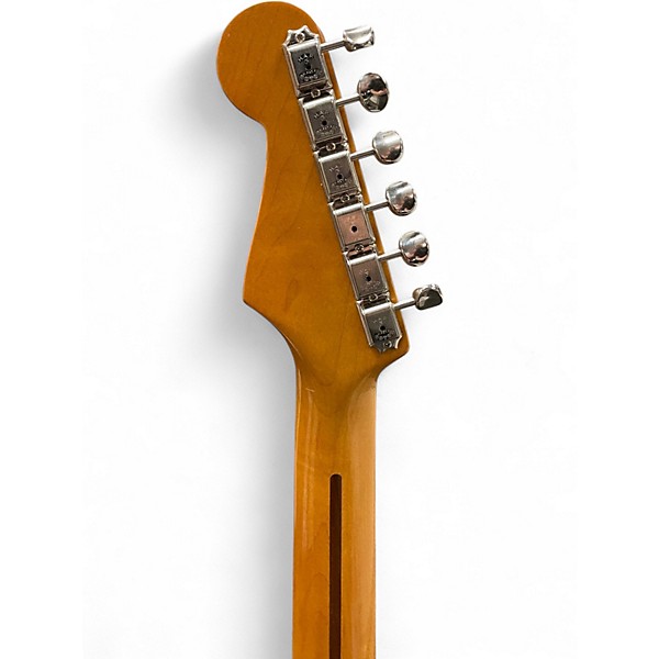 Vintage 1989 Fender ST-54 Stratocaster Black Solid Body Electric Guitar