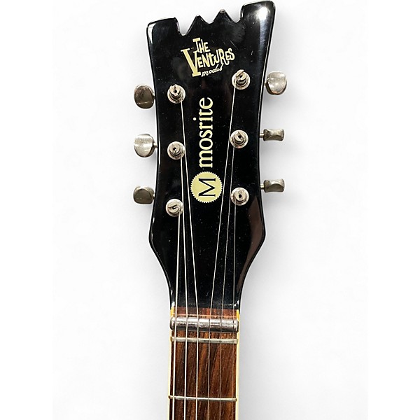Used Mosrite VENTURES REISSUE Black Solid Body Electric Guitar