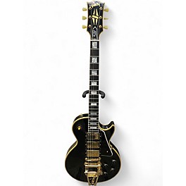 Used 2021 Gibson Custom 1957 LES PAUL  3P BLACK BEAUTY VOS Ebony Solid Body Electric Guitar