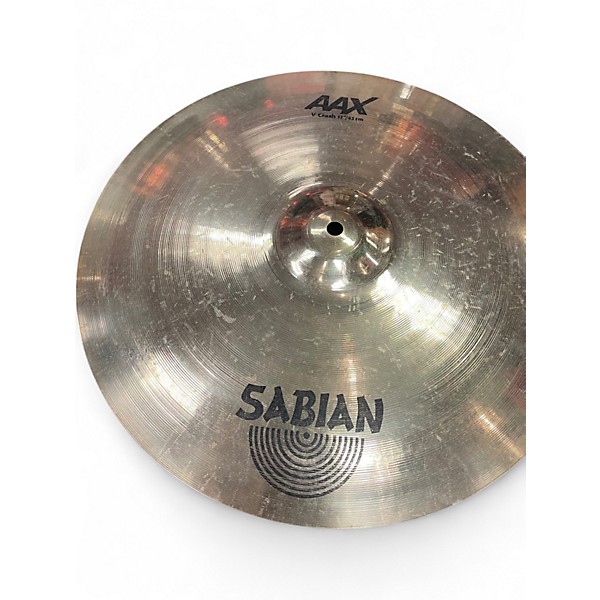 Used SABIAN 17in AAX V-Crash Cymbal