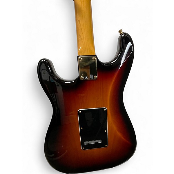 Used Fender Artist Series Stevie Ray Vaughan Stratocaster 3 Color Sunburst Solid Body Electric Guitar