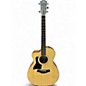 Used Taylor 114CE Left Handed Natural Acoustic Electric Guitar thumbnail