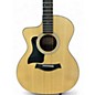 Used Taylor 114CE Left Handed Natural Acoustic Electric Guitar