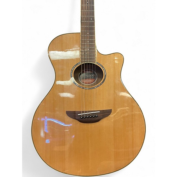 Used Yamaha APX600 Natural Acoustic Electric Guitar