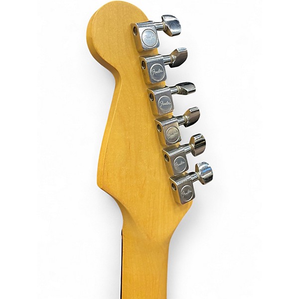 Vintage 1989 Fender Standard Stratocaster Antique White Solid Body Electric Guitar