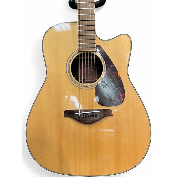 Used Yamaha FGX730SC Natural Acoustic Electric Guitar