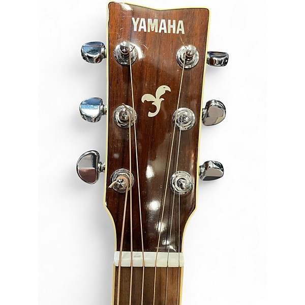 Used Yamaha FGX730SC Natural Acoustic Electric Guitar