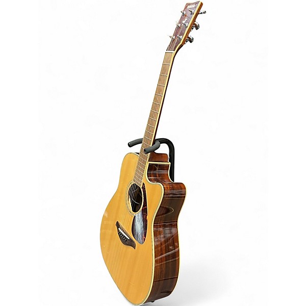 Used Yamaha FGX730SC Natural Acoustic Electric Guitar