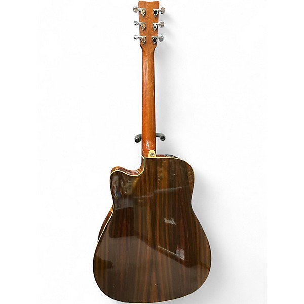 Used Yamaha FGX730SC Natural Acoustic Electric Guitar