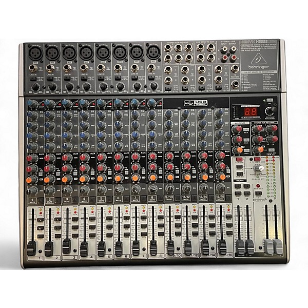 Used Behringer Xenyx X2222USB Unpowered Mixer