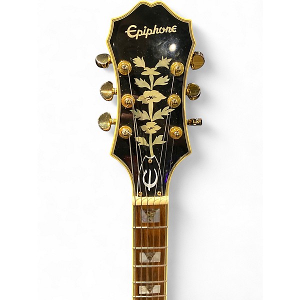 Used Epiphone Sheraton II Pro EB Black Hollow Body Electric Guitar