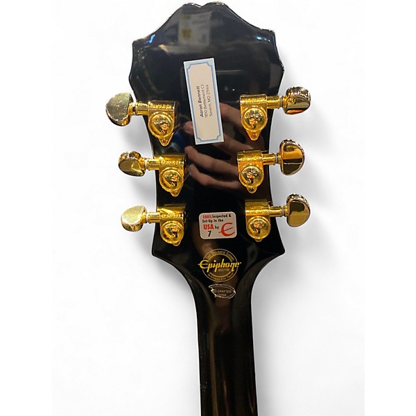 Used Epiphone Sheraton II Pro EB Black Hollow Body Electric Guitar