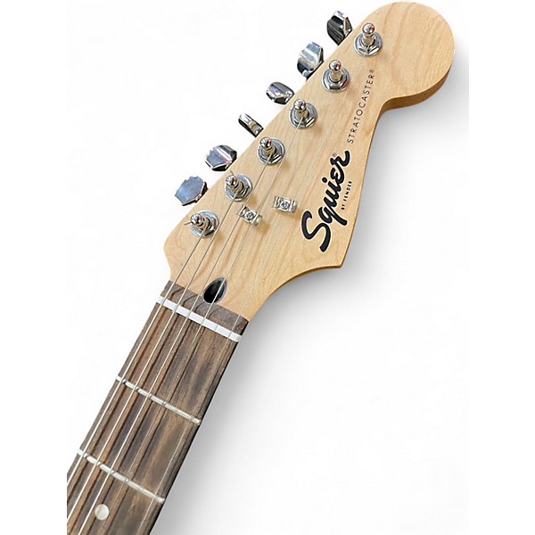 Used 2020s Squier Bullet Stratocaster Black Solid Body Electric Guitar