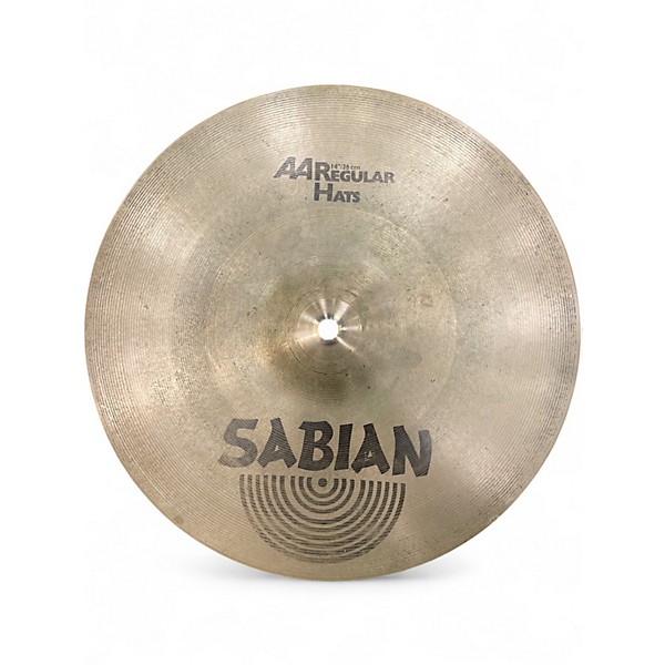 Used Sabian 14in AA Regular Hi Hats (Pair) Cymbal