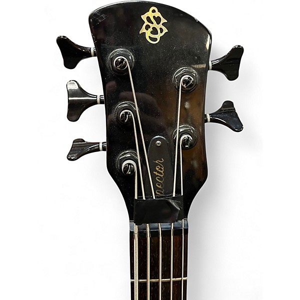 Used Spector Q5 Pro Figured Maple Burst Electric Bass Guitar