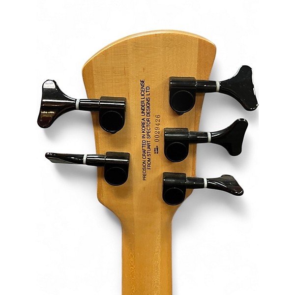 Used Spector Q5 Pro Figured Maple Burst Electric Bass Guitar