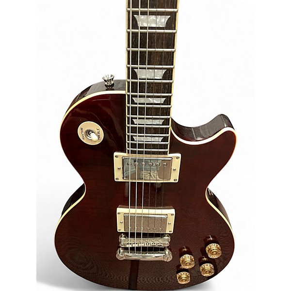 Used Epiphone LES PAUL 1960 TRIBUTE PLUS Black Cherry Solid Body Electric Guitar