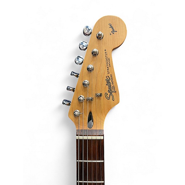 Used Squier Stratocaster Maroon Solid Body Electric Guitar