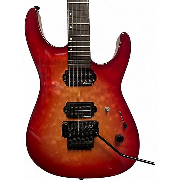 Used 1995 Jackson Reverse Dinky HH Sunburst Solid Body Electric Guitar