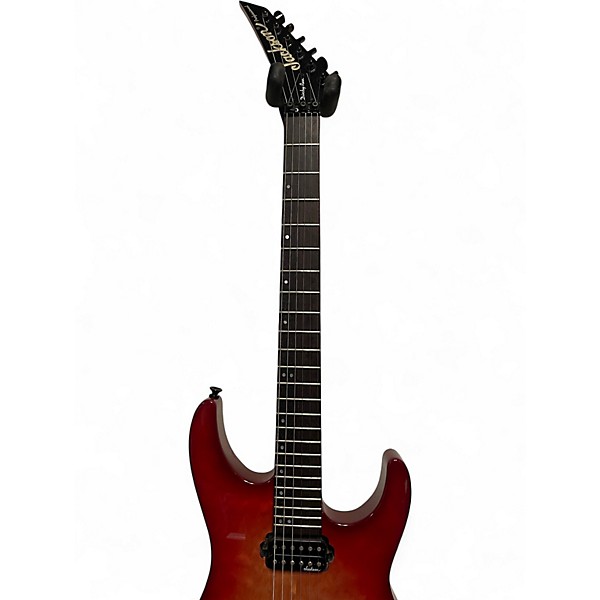 Used 1995 Jackson Reverse Dinky HH Sunburst Solid Body Electric Guitar