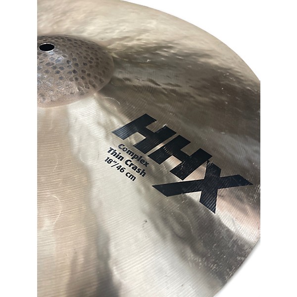 Used SABIAN 18in HHX Complex Thin Crash Cymbal