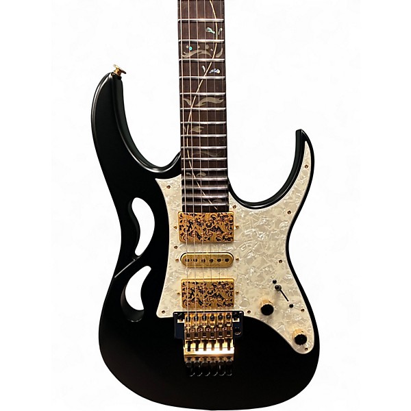 Used Ibanez PIA3761 Steve Vai Signature Onyx Solid Body Electric Guitar