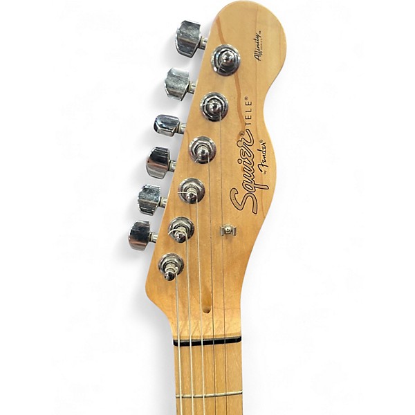 Used Squier Telecaster Butterscotch Blonde Solid Body Electric Guitar