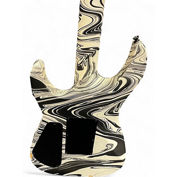 Used Jackson SOLOIST SLXDX  SATIN WHITE SWIRL Solid Body Electric Guitar