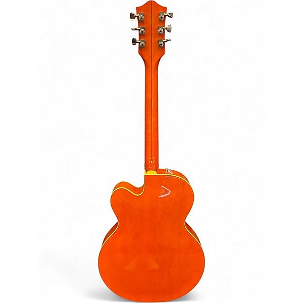 Used Gretsch Guitars G6120SSLVO Brian Setzer Signature Orange Hollow Body Electric Guitar
