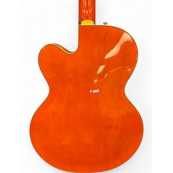 Used Gretsch Guitars G6120SSLVO Brian Setzer Signature Orange Hollow Body Electric Guitar