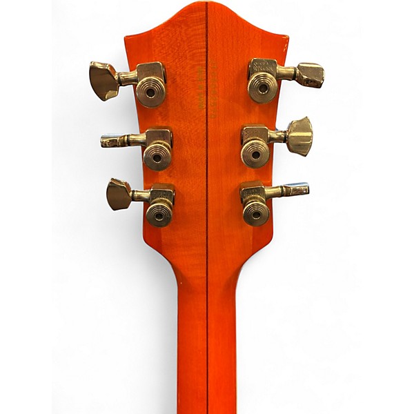 Used Gretsch Guitars G6120SSLVO Brian Setzer Signature Orange Hollow Body Electric Guitar
