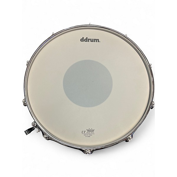 Used ddrum 14in Dominion Maple Snare Olive metallic  Drum