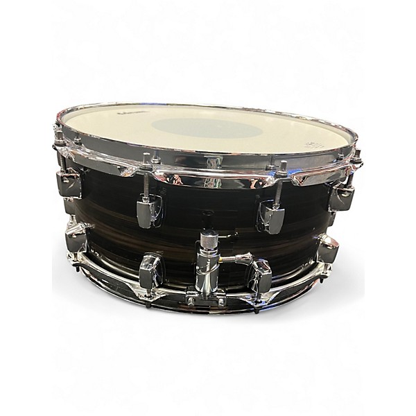Used ddrum 14in Dominion Maple Snare Olive metallic  Drum