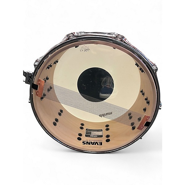 Used ddrum 14in Dominion Maple Snare Olive metallic  Drum