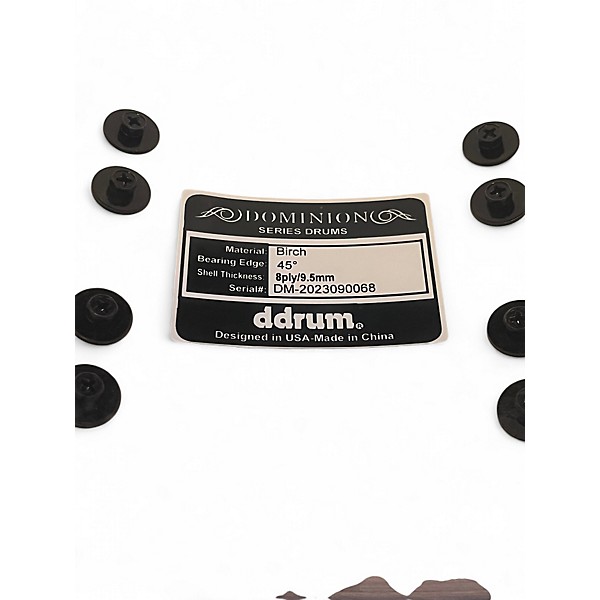 Used ddrum 14in Dominion Maple Snare Olive metallic  Drum