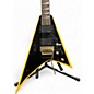 Used Jackson RRX24 Rhoads Black with Yellow Trim Solid Body Electric Guitar