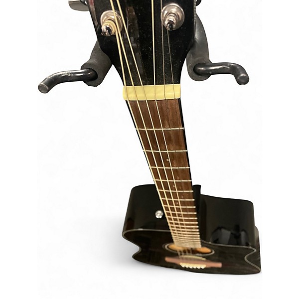 Used Fender CD60CE Dreadnought Black Acoustic Electric Guitar