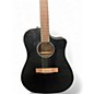 Used Fender CD60CE Dreadnought Black Acoustic Electric Guitar