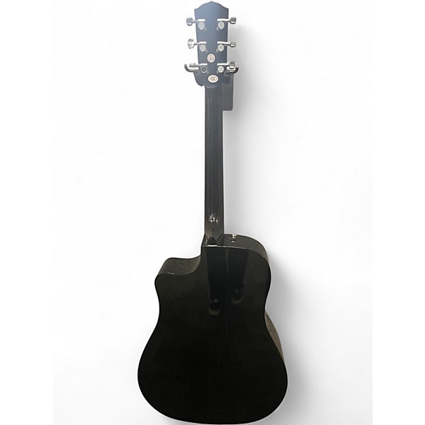 Used Fender CD60CE Dreadnought Black Acoustic Electric Guitar