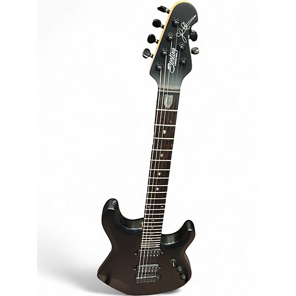 Used Sterling by Music Man JP60 STEALTH BLACK Solid Body Electric Guitar