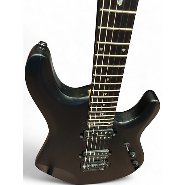 Used Sterling by Music Man JP60 STEALTH BLACK Solid Body Electric Guitar