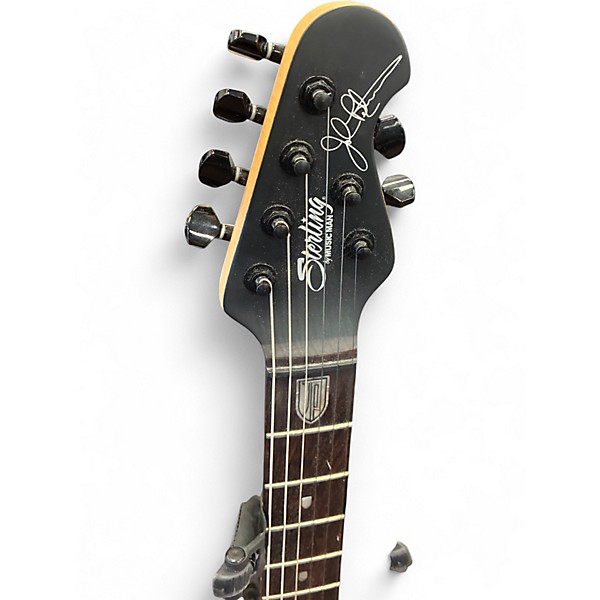 Used Sterling by Music Man JP60 STEALTH BLACK Solid Body Electric Guitar
