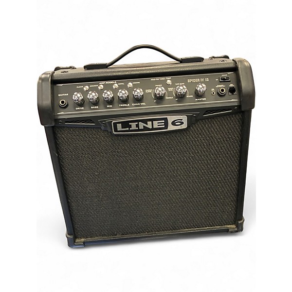 Used Line 6 Spider IV 15W 1X8 Guitar Combo Amp