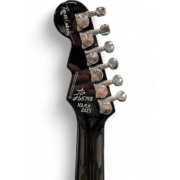 Used Reverend Space Hawk Black Sparkle E Solid Body Electric Guitar