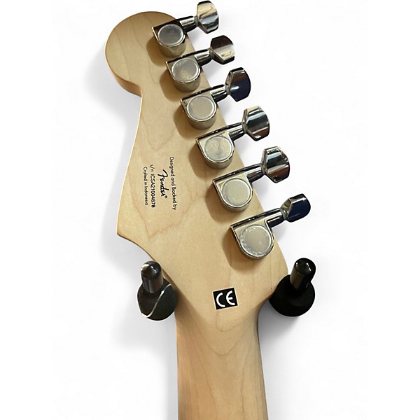 Used Squier Standard Stratocaster Metallic Blue Solid Body Electric Guitar