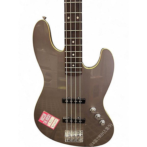 Used Fender Aerodyne Jazz Bass Dolphin Gray Electric Bass Guitar