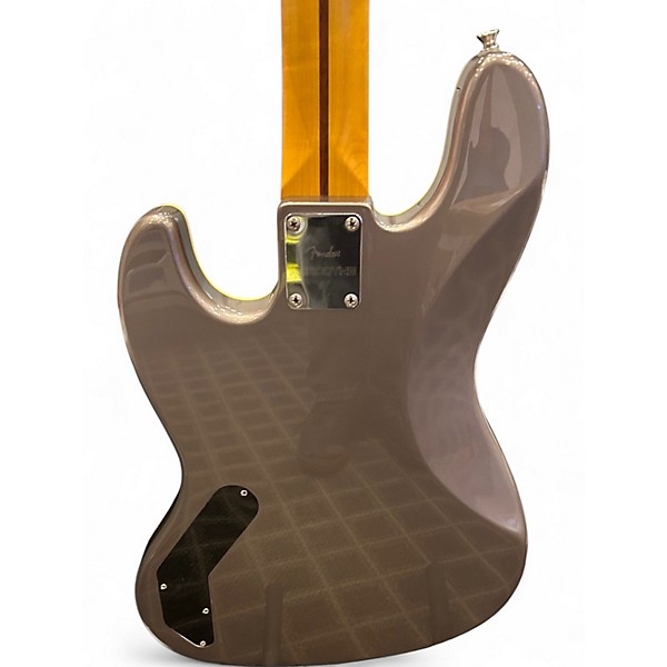 Used Fender Aerodyne Jazz Bass Dolphin Gray Electric Bass Guitar